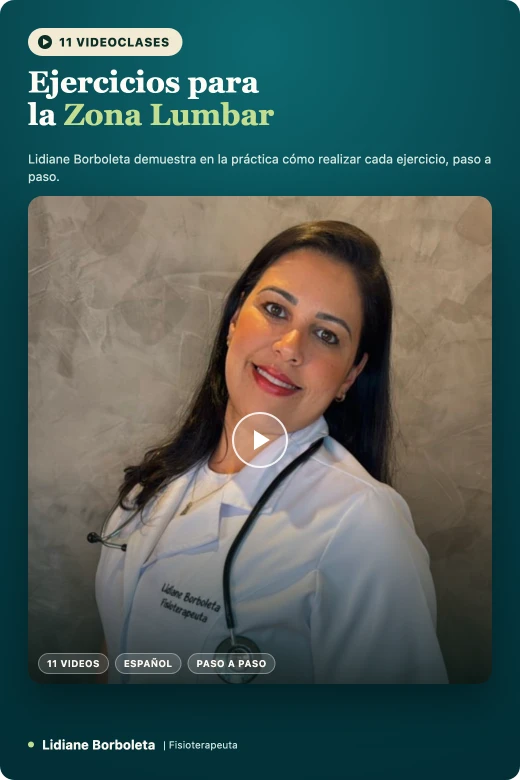Videoclases de ejercicios para la zona lumbar
