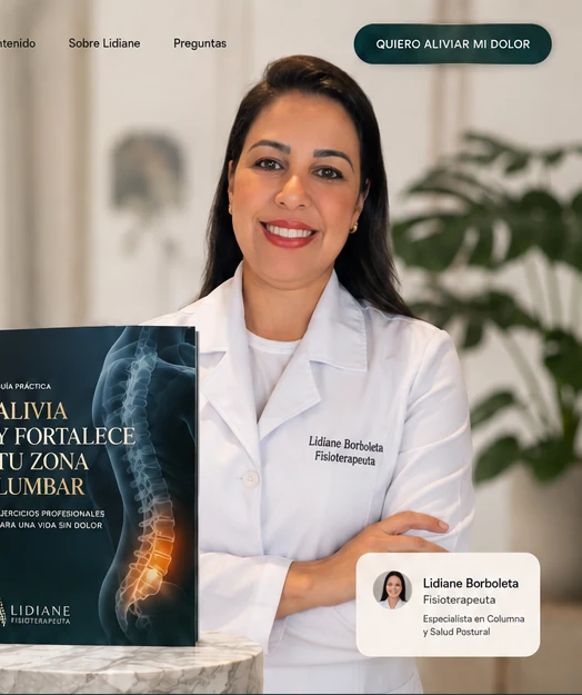 Lidiane Borboleta con la guía