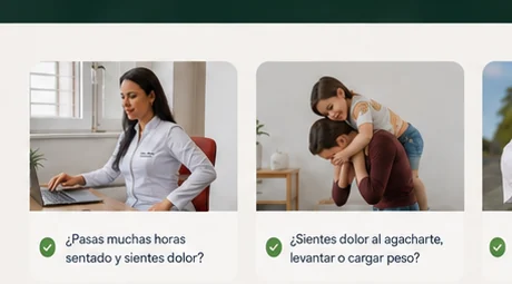 Situaciones relacionadas con dolor lumbar